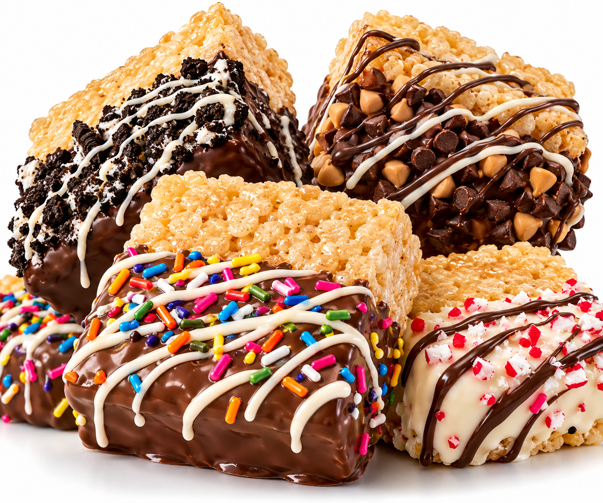 Chocolate Covered Rice Krispy Treats