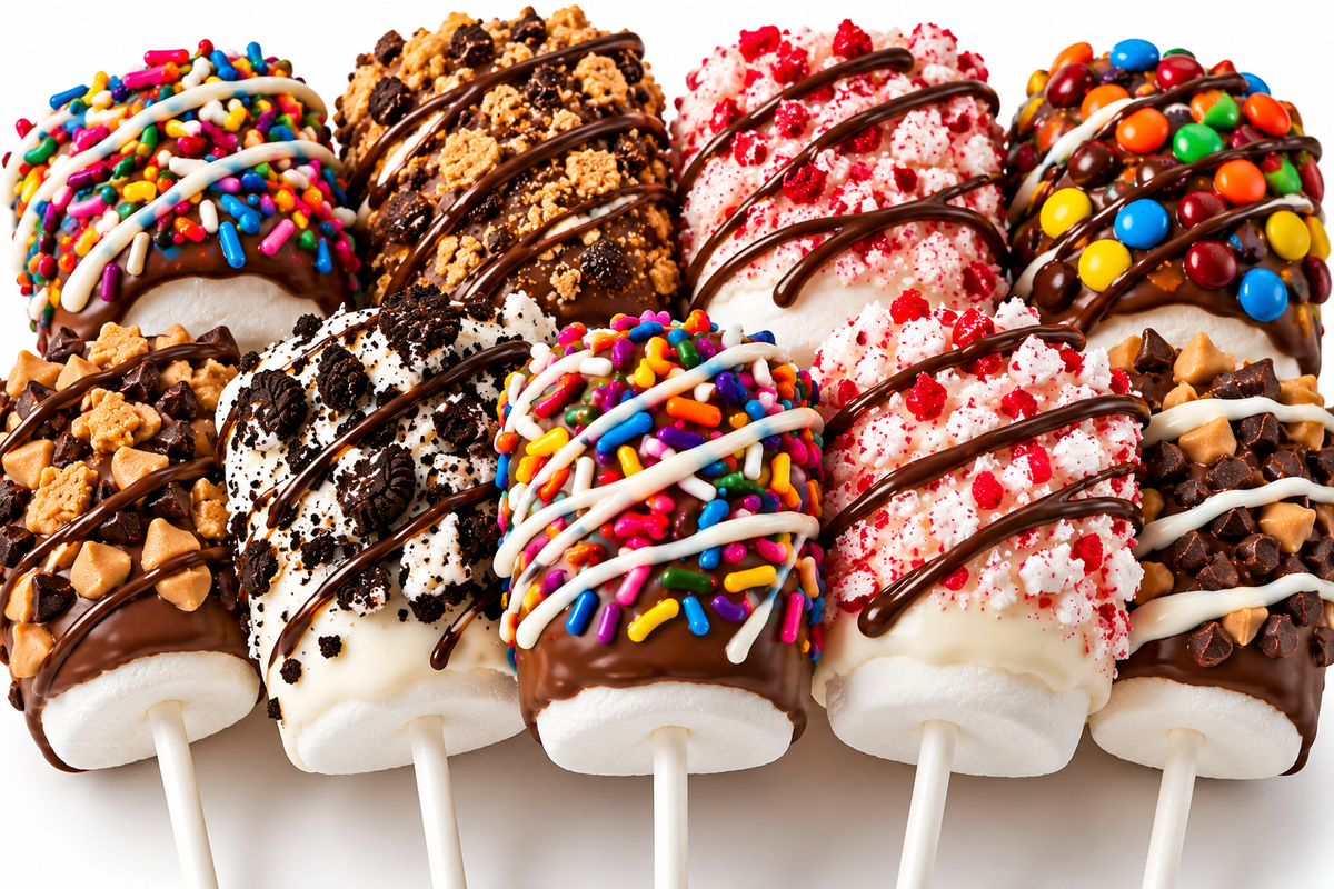 Chocolate Covered Marshmallows